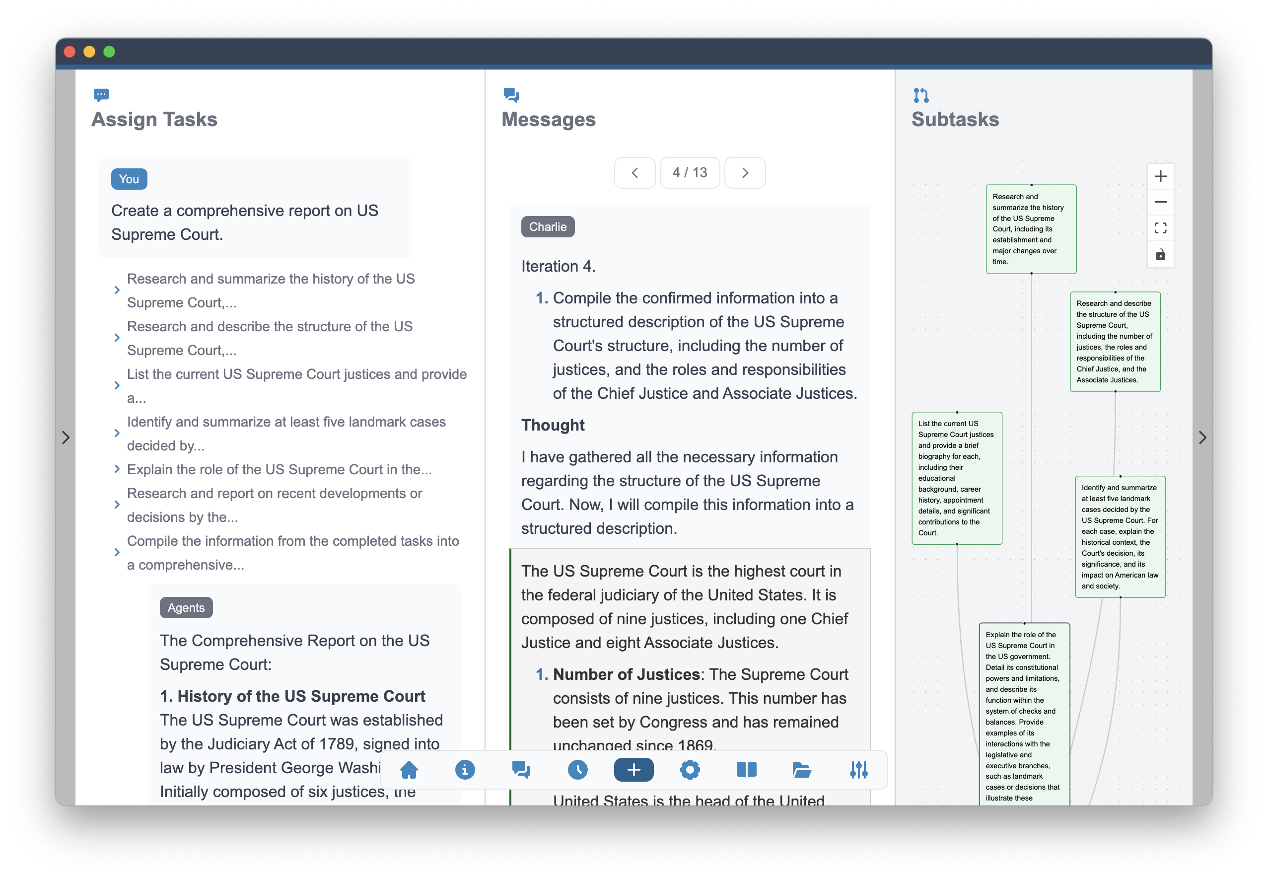 Track Subtasks