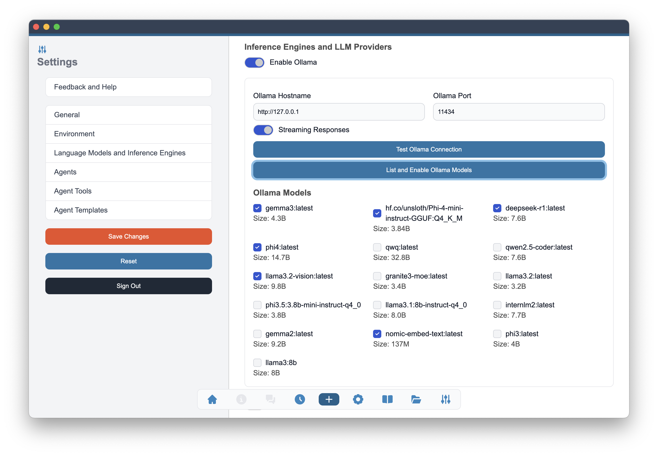 Enable Local and API Language Models