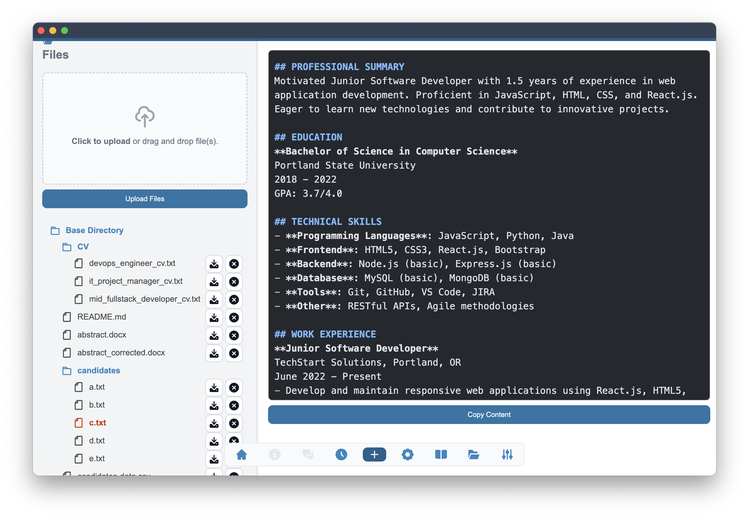 File Browser