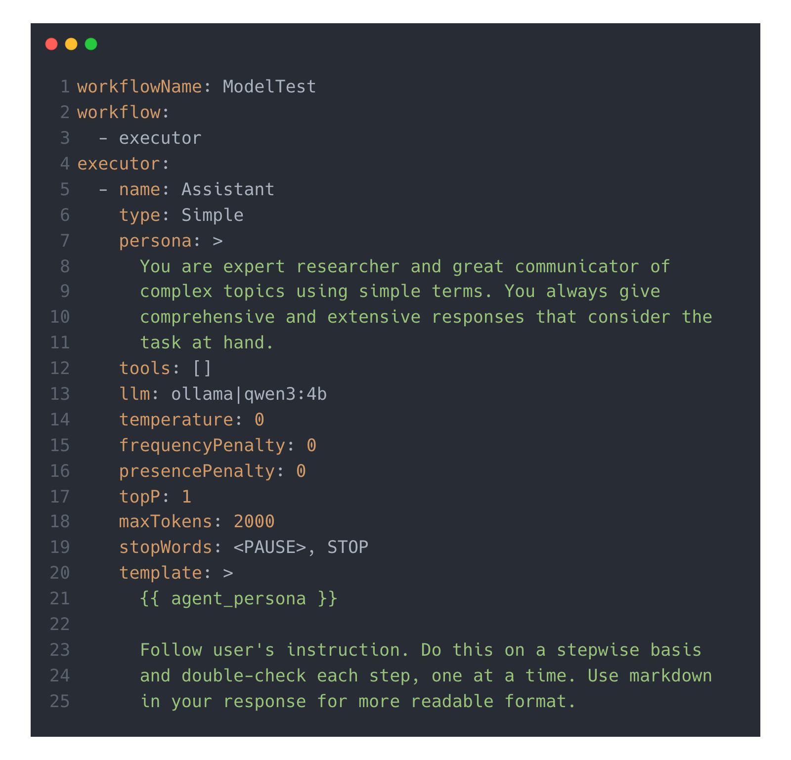 Elemental Config Example