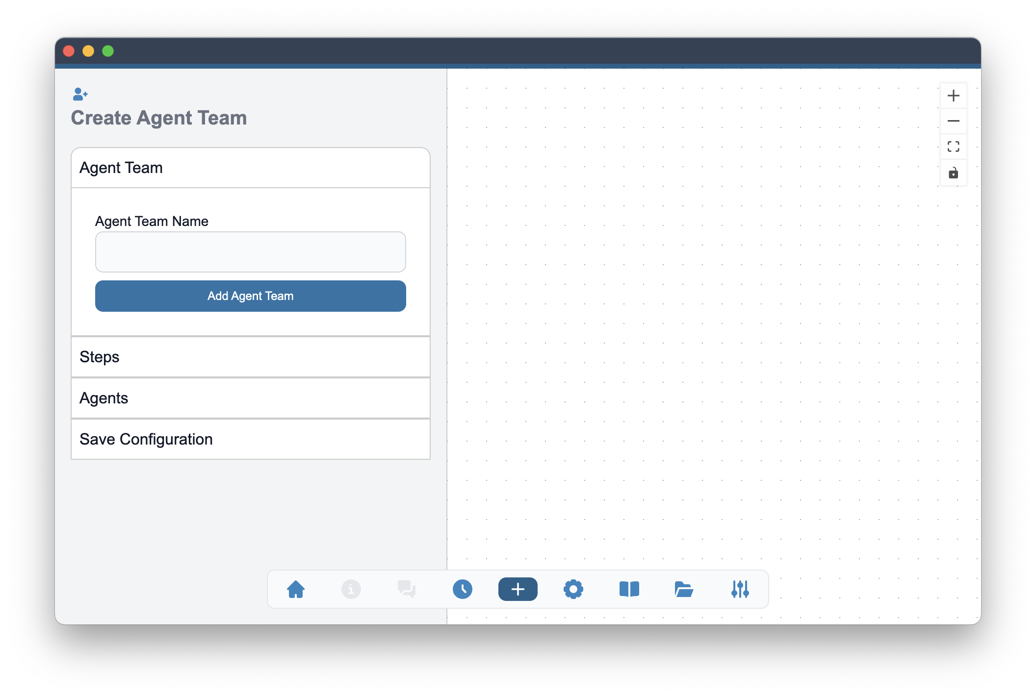 Add Agent Team Window
