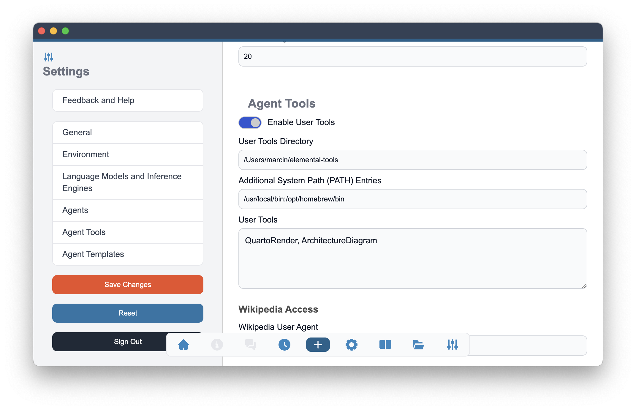 Enable User Provided Tools