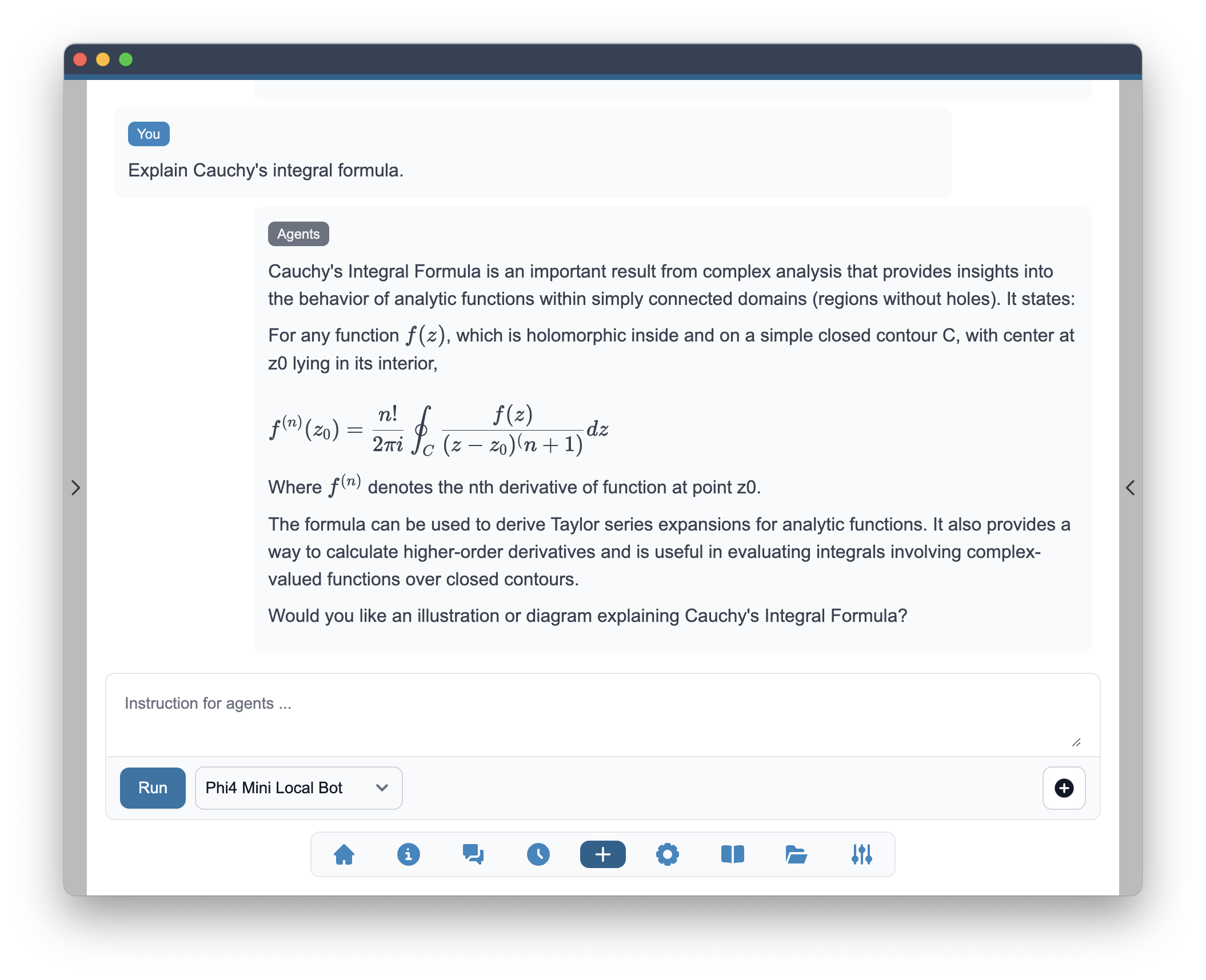 Mathematical expression rendering in Alchemist