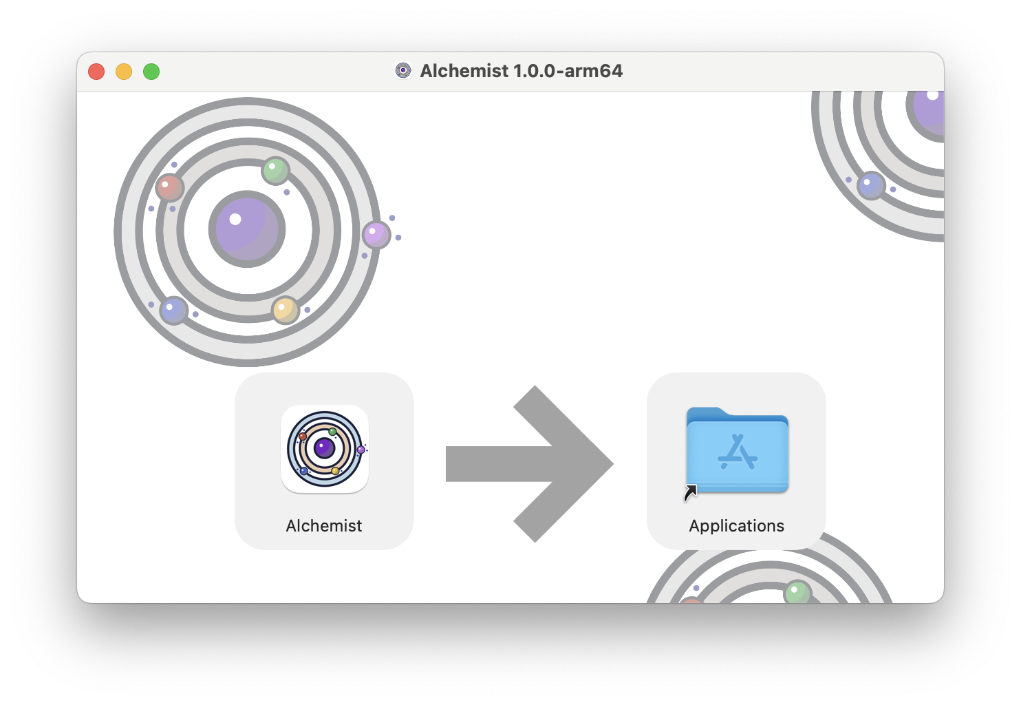 Mac OS Installer - Opened DMG File
