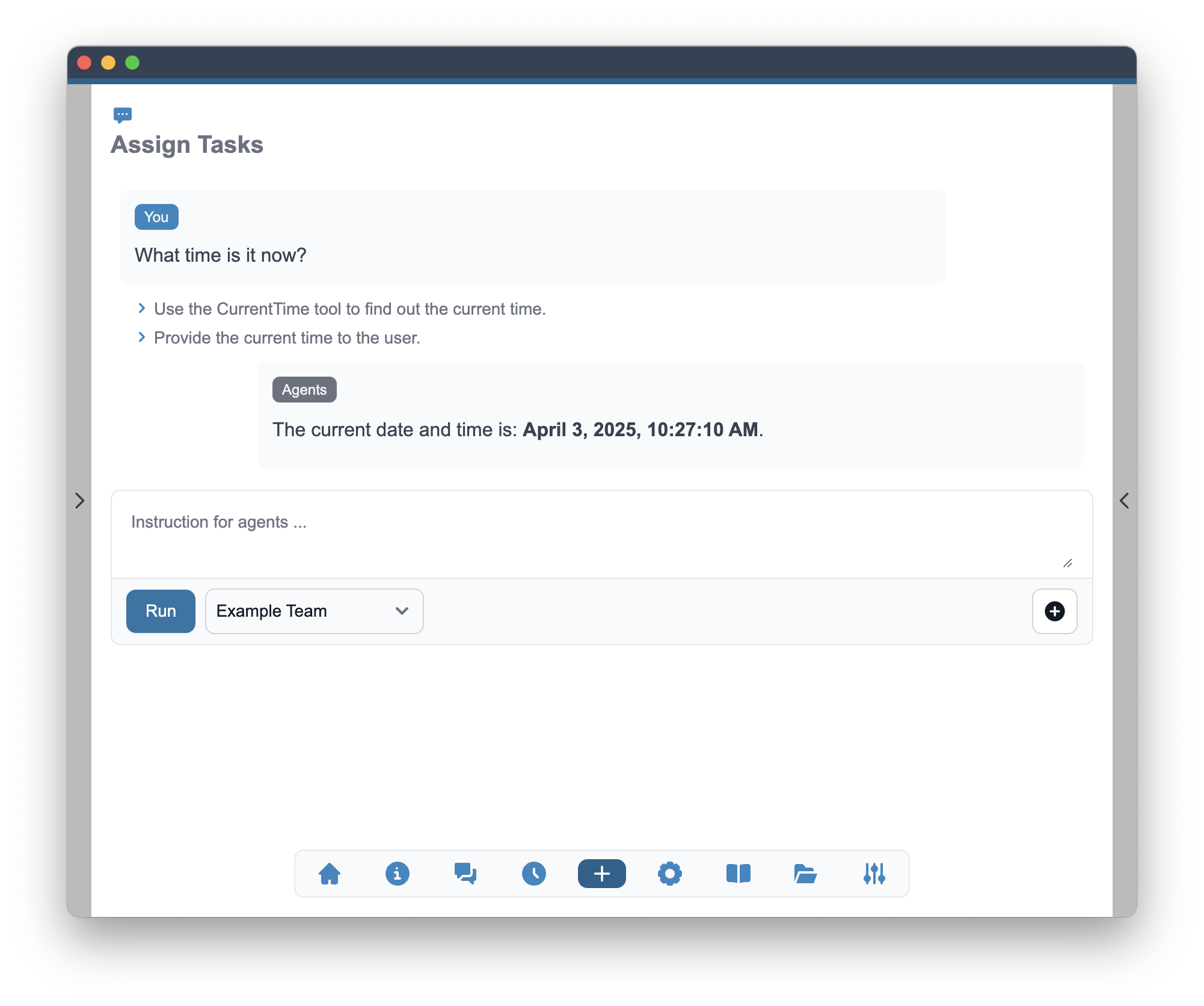 Main Interaction View